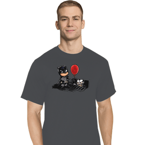 Secret_Shirts T-Shirts, Tall / Large / Charcoal Batman IT