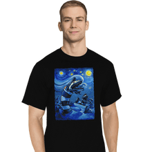 Load image into Gallery viewer, Daily_Deal_Shirts T-Shirts, Tall / Large / Black Starry Saturn
