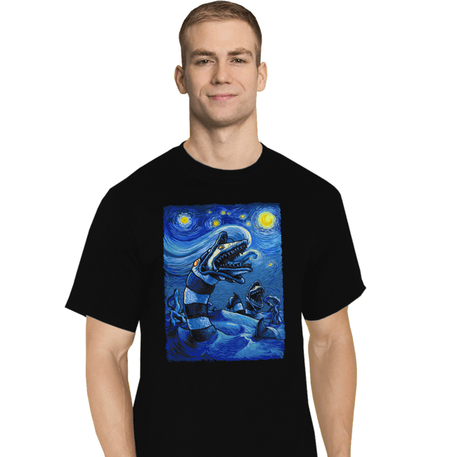 Daily_Deal_Shirts T-Shirts, Tall / Large / Black Starry Saturn
