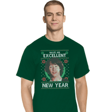 Load image into Gallery viewer, Shirts T-Shirts, Tall / Large / Charcoal Excellent New Year
