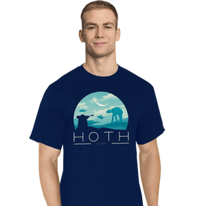 Shirts T-Shirts, Tall / Large / Navy Hoth Icy Planet