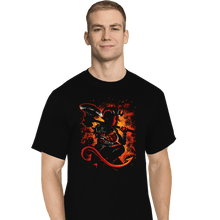 Load image into Gallery viewer, Daily_Deal_Shirts T-Shirts, Tall / Large / Black The Tiefling Warrior
