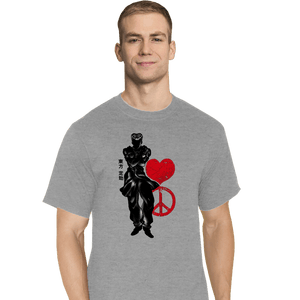 Shirts T-Shirts, Tall / Large / Sports Grey Crimson Josuke