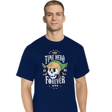 Load image into Gallery viewer, Shirts T-Shirts, Tall / Large / Navy Time Hero Forever
