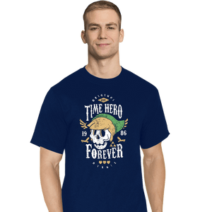 Shirts T-Shirts, Tall / Large / Navy Time Hero Forever