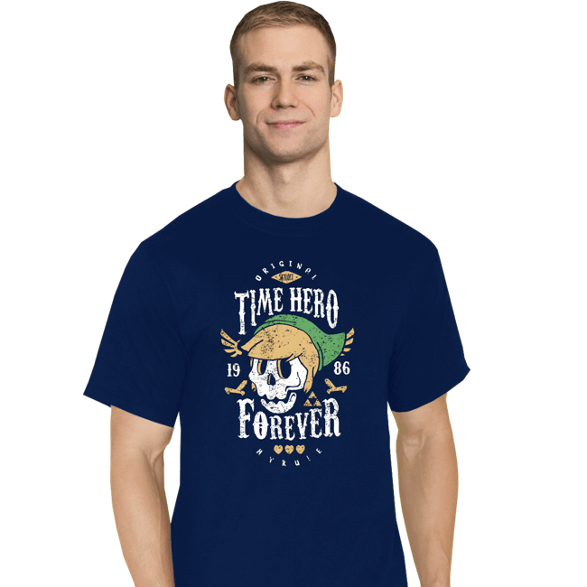 Shirts T-Shirts, Tall / Large / Navy Time Hero Forever