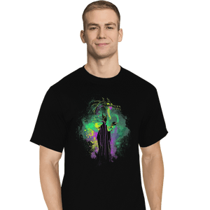 Shirts T-Shirts, Tall / Large / Black Maleficent Art
