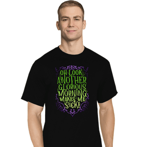 Secret_Shirts T-Shirts, Tall / Large / Black Glorious Morning