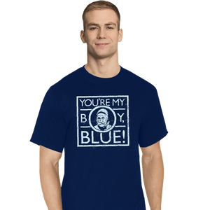 Secret_Shirts T-Shirts, Tall / Large / Navy My Boy Blue