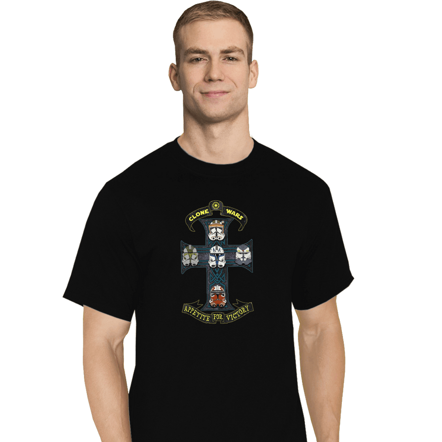 Shirts T-Shirts, Tall / Large / Black Appetite For Victory