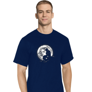 Daily_Deal_Shirts T-Shirts, Tall / Large / Navy Moonlight Iron