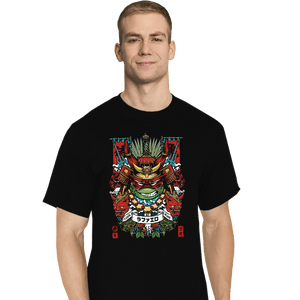Daily_Deal_Shirts T-Shirts, Tall / Large / Black Samurai Raph