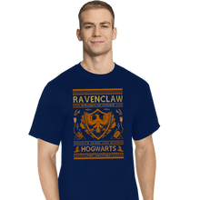 Load image into Gallery viewer, Shirts T-Shirts, Tall / Large / Navy Ravenclaw Sweater
