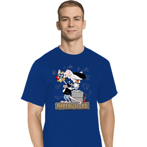 Daily_Deal_Shirts T-Shirts, Tall / Large / Royal Blue Narf Busters