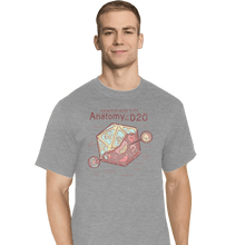 Load image into Gallery viewer, Shirts T-Shirts, Tall / Large / Sports Grey Anatomy Of The D20
