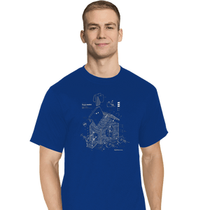 Shirts T-Shirts, Tall / Large / Royal Blue Trojan Rabbit