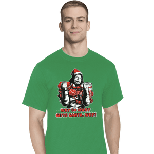 Shirts T-Shirts, Tall / Large / Athletic grey Why Santa Why