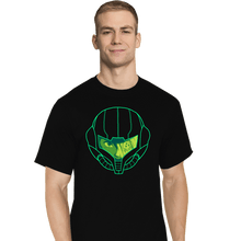 Load image into Gallery viewer, Secret_Shirts T-Shirts, Tall / Large / Black Metroid Face
