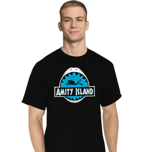 Daily_Deal_Shirts T-Shirts, Tall / Large / Black Amity Island
