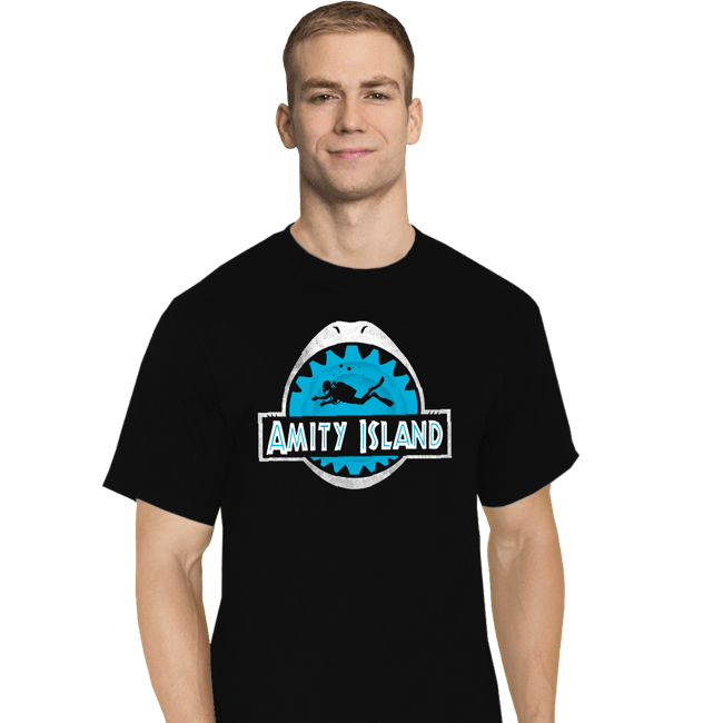 Daily_Deal_Shirts T-Shirts, Tall / Large / Black Amity Island