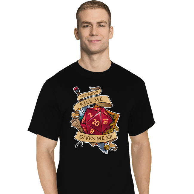 Secret_Shirts T-Shirts, Tall / Large / Black What Doesn't Kill Me