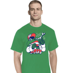 Shirts T-Shirts, Tall / Large / Sports Grey Slippy Toad
