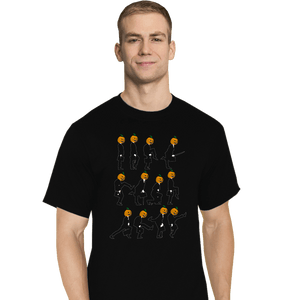 Shirts T-Shirts, Tall / Large / Black Spoopy Walk