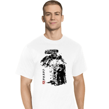 Load image into Gallery viewer, Daily_Deal_Shirts T-Shirts, Tall / Large / White Major Vs Tank Sumi-e
