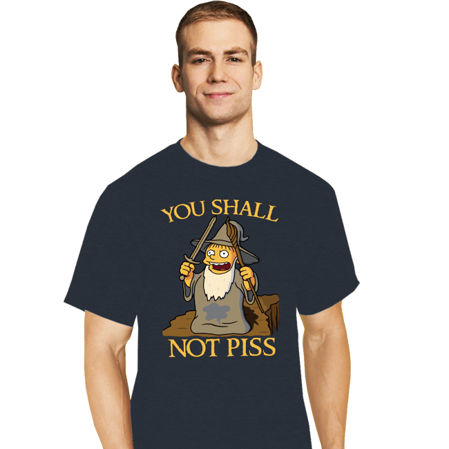 Shirts T-Shirts, Tall / Large / Dark Heather You Shall Not Piss