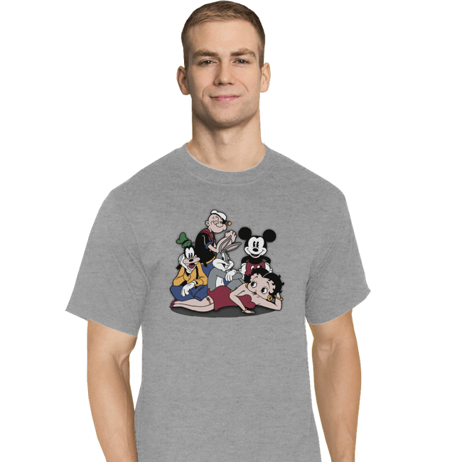 Daily_Deal_Shirts T-Shirts, Tall / Large / Sports Grey The Vintage Club