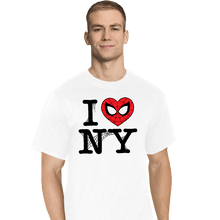 Load image into Gallery viewer, Daily_Deal_Shirts T-Shirts, Tall / Large / White I Spider NY
