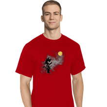 Load image into Gallery viewer, Shirts T-Shirts, Tall / Large / Red Saiyan With Balloon
