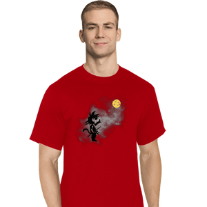 Shirts T-Shirts, Tall / Large / Red Saiyan With Balloon