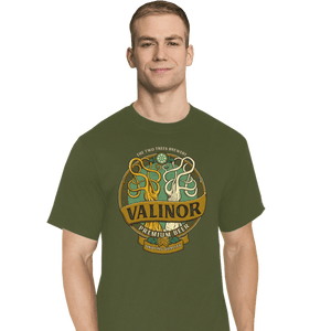 Secret_Shirts T-Shirts, Tall / Large / Military Green Eternal Brew