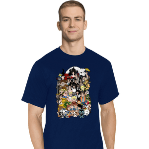 Daily_Deal_Shirts T-Shirts, Tall / Large / Navy Made Of Movies
