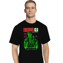 Load image into Gallery viewer, Last_Chance_Shirts T-Shirts, Tall / Large / Black Redfield Green Herb
