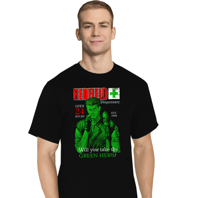 Last_Chance_Shirts T-Shirts, Tall / Large / Black Redfield Green Herb