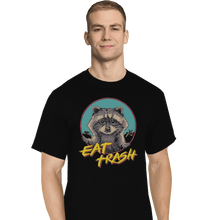 Load image into Gallery viewer, Shirts T-Shirts, Tall / Large / Black Eat Trash
