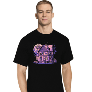 Daily_Deal_Shirts T-Shirts, Tall / Large / Black Hocus Pocus House