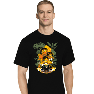 Shirts T-Shirts, Tall / Large / Black Cadillacs and Dinosaurs Heroes