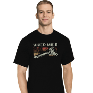 Shirts T-Shirts, Tall / Large / Black Retro Viper MK II
