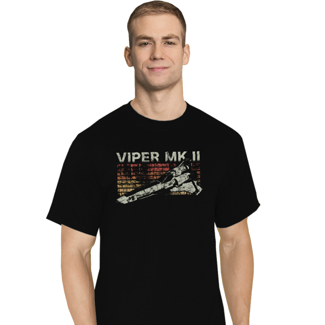 Shirts T-Shirts, Tall / Large / Black Retro Viper MK II