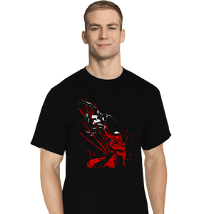Shirts T-Shirts, Tall / Large / Black Spider VS Carnage