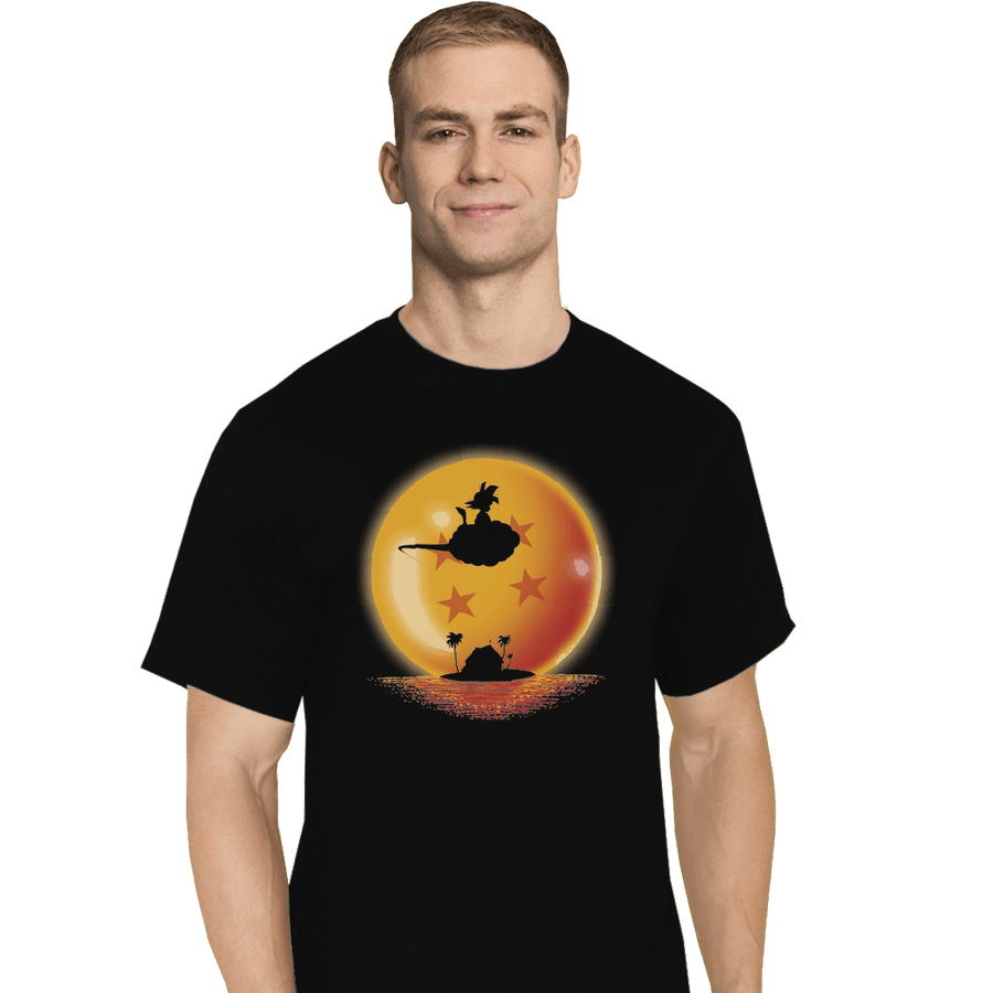 Shirts T-Shirts, Tall / Large / Black Goku on Sunset