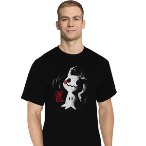 Shirts T-Shirts, Tall / Large / Black Mimikyu Ink