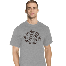 Load image into Gallery viewer, Secret_Shirts T-Shirts, Tall / Large / Sports Grey Timeline
