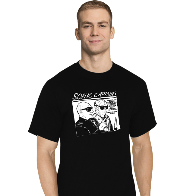 Daily_Deal_Shirts T-Shirts, Tall / Large / Black Sonic Captains