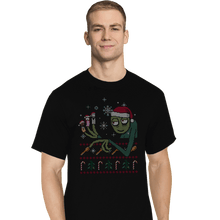 Load image into Gallery viewer, Daily_Deal_Shirts T-Shirts, Tall / Large / Black Mr. Fingers And Friends Ugly Sweater
