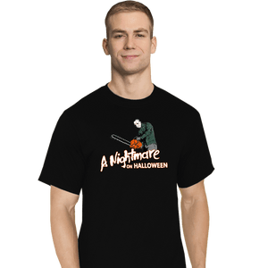 Daily_Deal_Shirts T-Shirts, Tall / Large / Black A Nightmare On Halloween