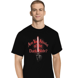 Shirts T-Shirts, Tall / Large / Black Afraid Of The Dark Side